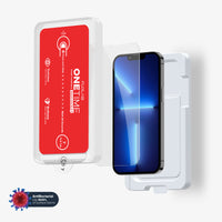 ONETIME NanoArmour for iPhone Anti-Blue Light Screen Protector: Dust-Free Installation, Case Friendly, Crystal Clear, No Blue or Yellow Tint